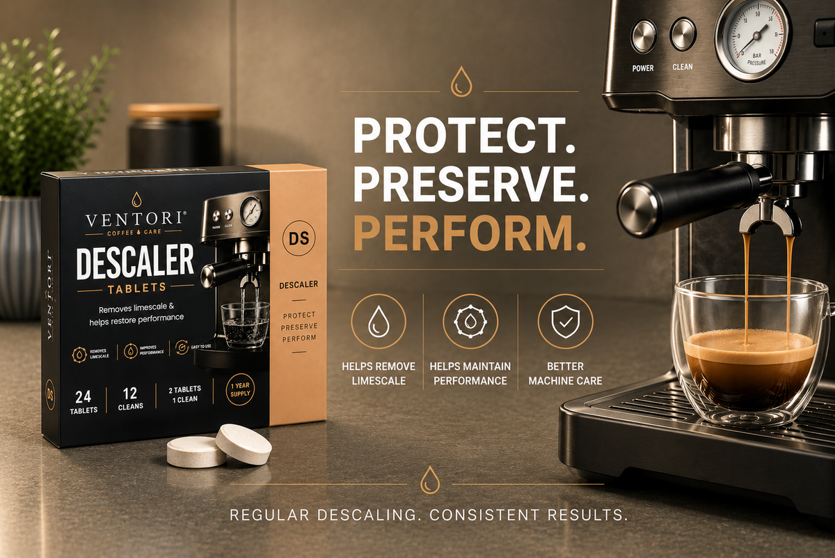 Coffee Machine Descaler Tablets – 24 Tablets (12 Cleans)
