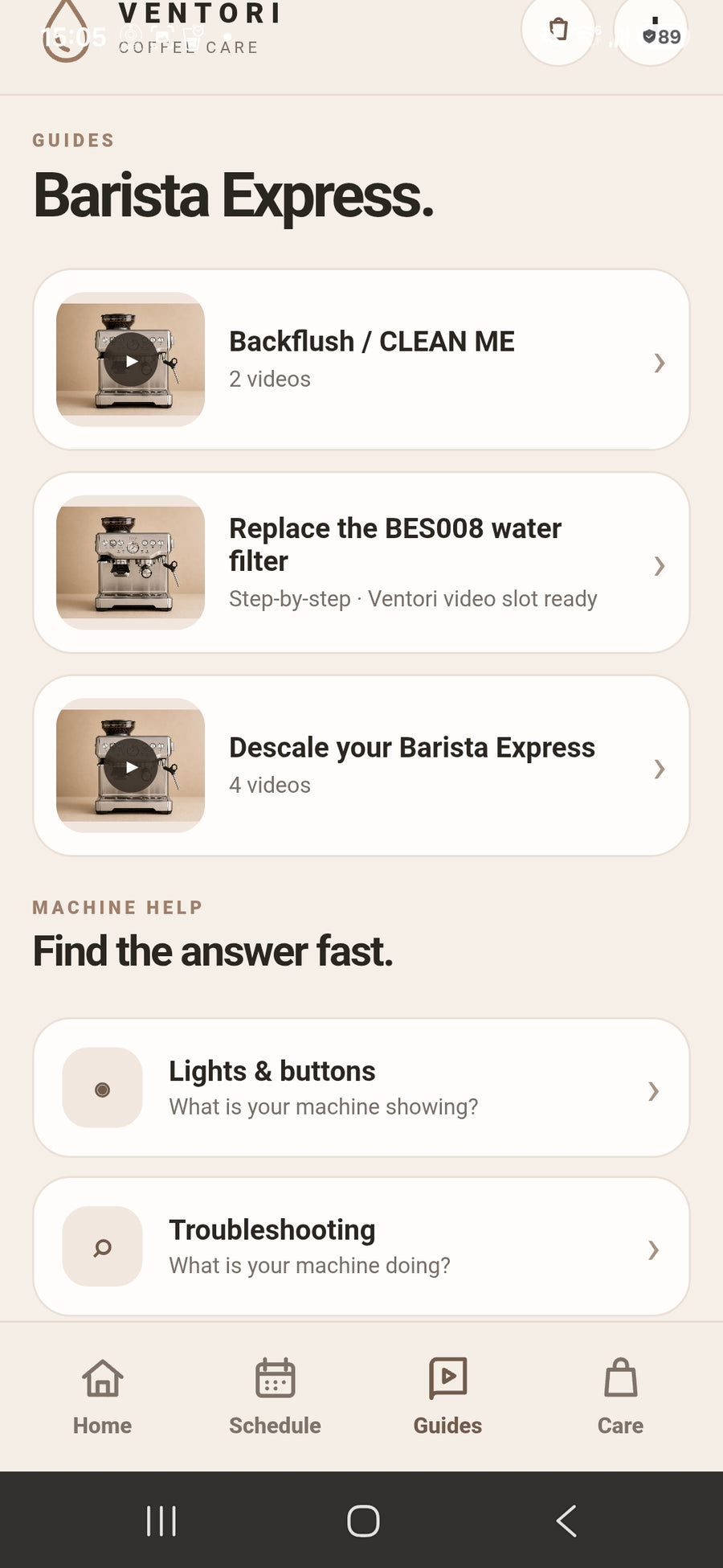 Open machine-specific guidance for the model you own.