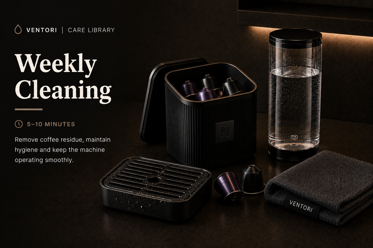 Nespresso Original weekly cleaning