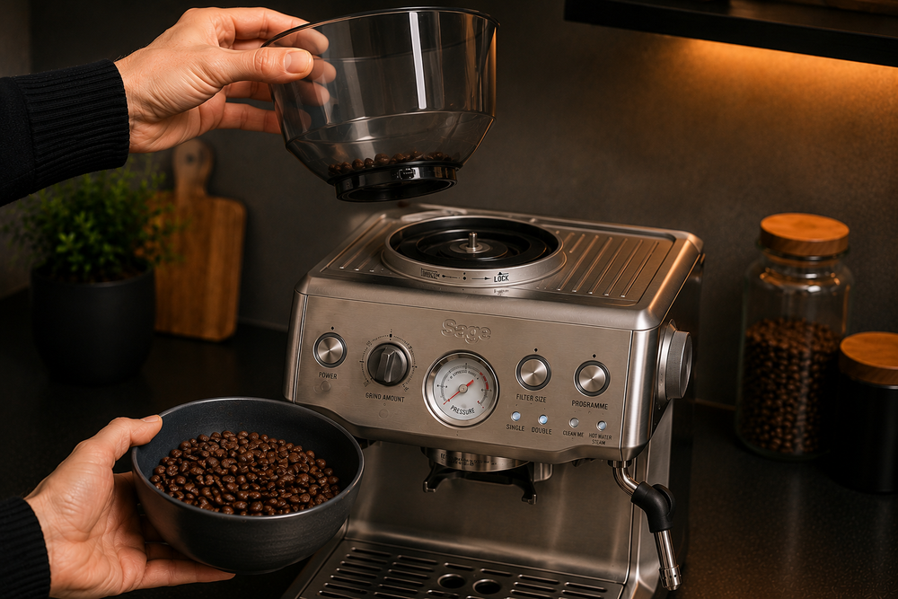 Remove the beans