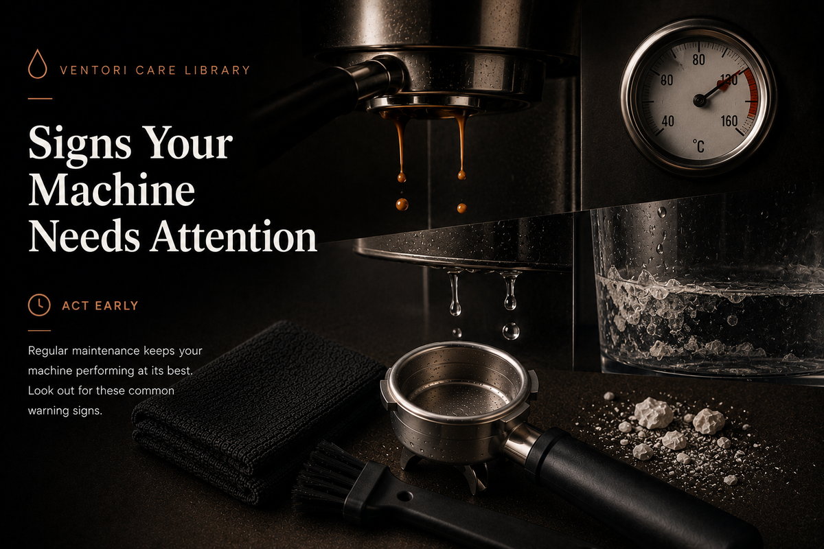 Signs a coffee machine may need descaling