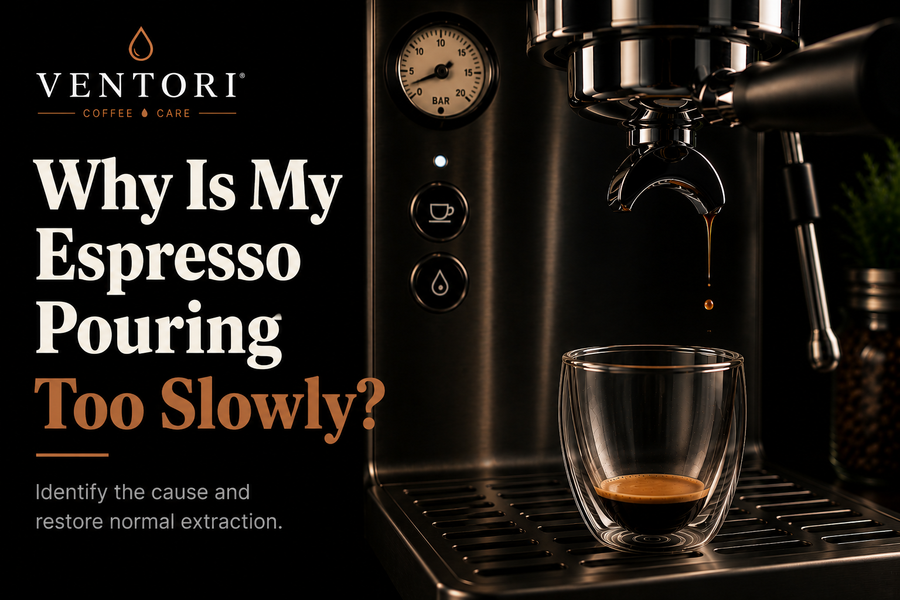 Coffee machine flow is slow