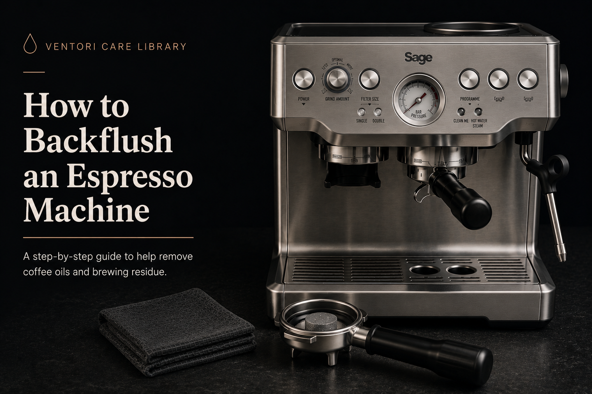 How to backflush an espresso machine