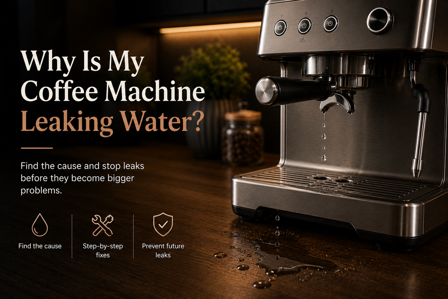 Coffee machine leaking water