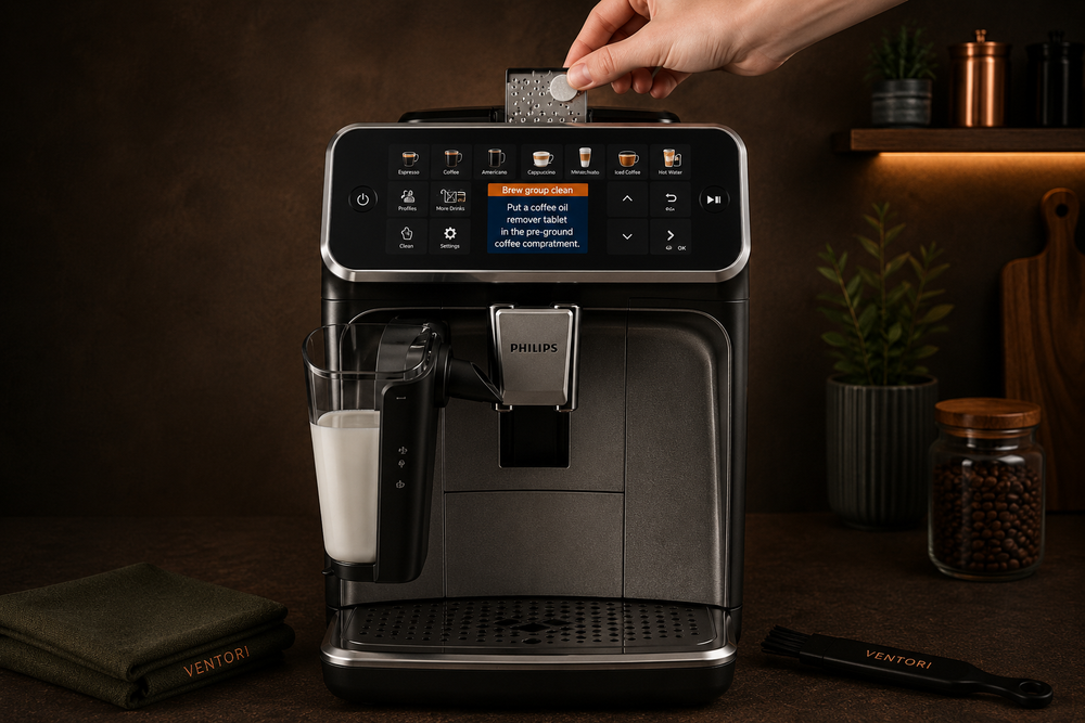 Insert coffee oil tablet Philips 5400