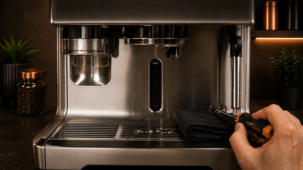 Drain the right and left boilers