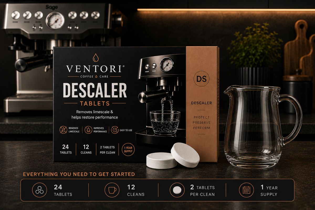 Coffee Machine Descaler Tablets – 24 Tablets (12 Cleans)