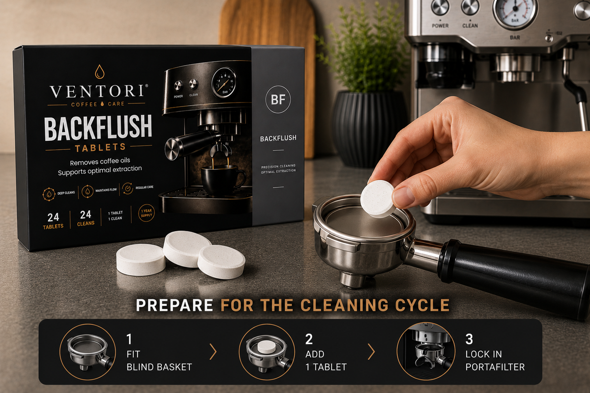 Coffee Machine Backflush Tablets – 24 Tablets (24 Cleans)