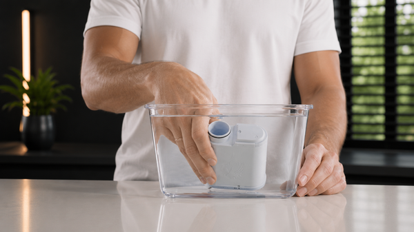 Prime AquaClean filter in cold water