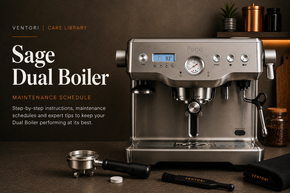 Sage Dual Boiler care, made simple.