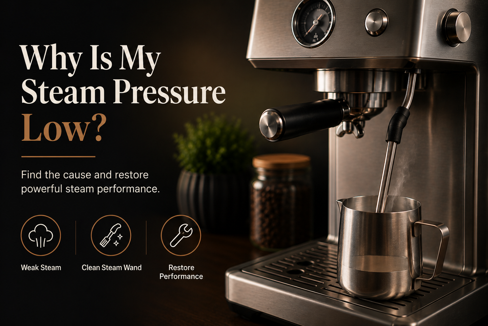 Low steam pressure troubleshooting