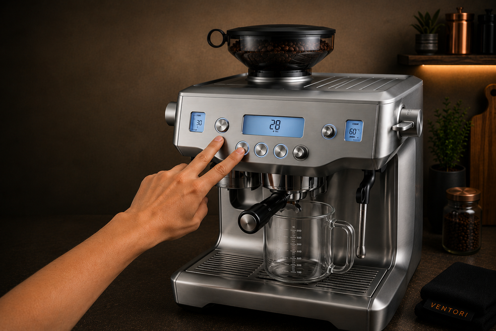 Cool the machine and enter the advanced menu