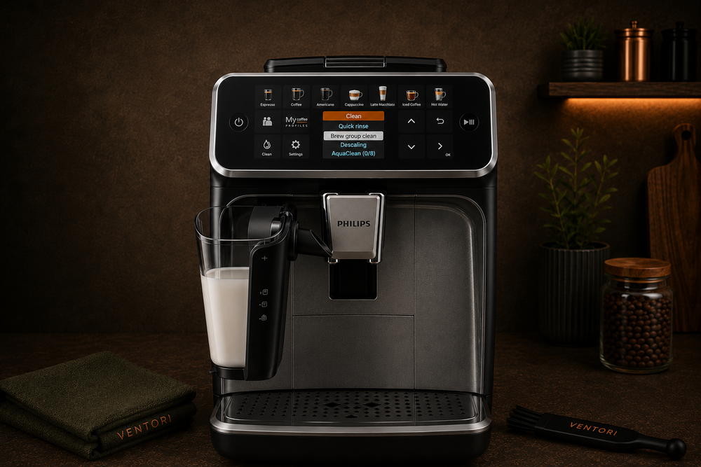 Philips 5400 Brew group clean